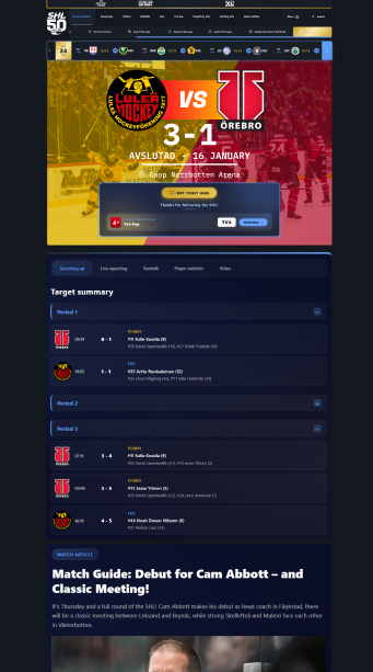 SportsLeague Figma prototype